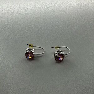 Silver dangle earrings